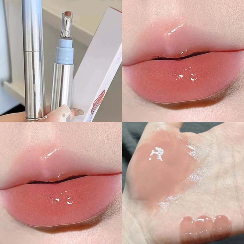 HERORANGE ~ Color-Defining Lip Gloss, Long-Lasting, Highly Color-Promoting, Moisturizing, Plump Lips, Glossy Mirror-Shine Lip Tint